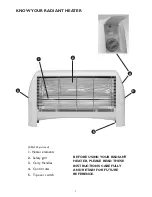 Предварительный просмотр 2 страницы Kambrook KRH150 Manual