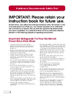 Предварительный просмотр 5 страницы Kambrook KSB8 Instruction Booklet