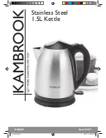 Предварительный просмотр 1 страницы Kambrook KSK400 Owner'S Manual