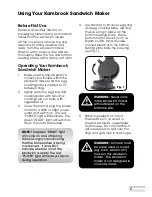 Preview for 8 page of Kambrook KSM210GRY Instruction Booklet