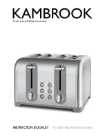 Предварительный просмотр 2 страницы Kambrook KT460 Instruction Booklet