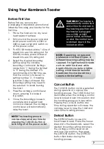 Preview for 7 page of Kambrook KTA120 Instruction Booklet