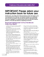 Предварительный просмотр 5 страницы Kambrook Little Chefs KLC3CP Instruction Booklet