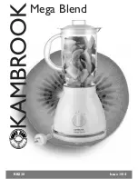 Kambrook Mega Blend KB220 Owner'S Manual предпросмотр