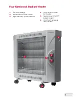 Предварительный просмотр 8 страницы Kambrook Optimum Radiant Heater KRH600 Instruction Booklet