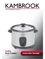 Предварительный просмотр 2 страницы Kambrook Profile KRC250 Instruction Booklet