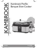 Kambrook Profile KSC650 User Manual предпросмотр