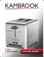 Предварительный просмотр 1 страницы Kambrook PROFILE KT250 Instruction Booklet