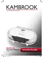 Предварительный просмотр 1 страницы Kambrook QuikSnaks KSM1PA Instruction Booklet