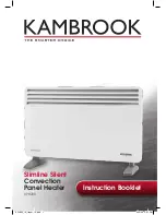 Предварительный просмотр 1 страницы Kambrook SLIMLINE SILENT KPH200 Instruction Booklet