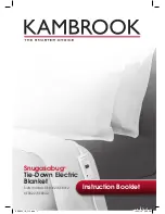 Предварительный просмотр 1 страницы Kambrook Snugasabug KEB302 Instruction Booklet