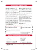 Preview for 12 page of Kambrook Snugasabug KEB413 Instruction Booklet