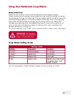 Preview for 12 page of Kambrook Soup Simple KBL600 Instruction Booklet