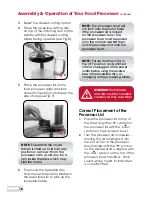 Preview for 11 page of Kambrook Speed Chute KFP200 Instruction Booklet