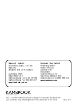 Kambrook Steamline KIR795 Instruction Booklet предпросмотр