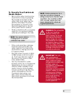 Preview for 10 page of Kambrook SteamStation KSS70 Instruction Booklet