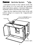 Preview for 5 page of Kamesan KS-1018 Operating Manual