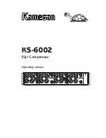 Предварительный просмотр 1 страницы Kamesan KS-6002 Operating Manual