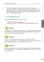 Предварительный просмотр 75 страницы Kamikaze KV 295 User Manual