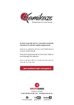 Предварительный просмотр 108 страницы Kamikaze KV 3 User Manual