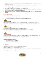 Предварительный просмотр 31 страницы Kamikaze ORIGINALE VOLPI PV295 User Manual