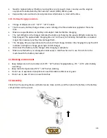 Предварительный просмотр 36 страницы Kamikaze ORIGINALE VOLPI PV295 User Manual