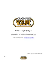 Предварительный просмотр 148 страницы Kamikaze ORIGINALE VOLPI PV295 User Manual