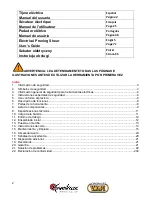 Предварительный просмотр 2 страницы Kamikaze VOLPI KV380 User Manual