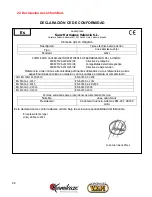 Предварительный просмотр 24 страницы Kamikaze VOLPI KV380 User Manual