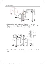 Предварительный просмотр 16 страницы Kamino BBQ 131971 User And Assembly Instructions