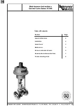 Kammer 35000 Series Maintenance Instructions Manual предпросмотр