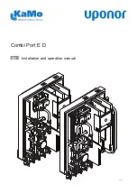 KaMo uponor Combi Port E D Installation And Operation Manual preview