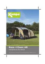 Kampa Brean 4 Classic AIR Instructions & Care Manual preview