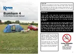 Kampa Burnham 4 Instructions & Care Manual preview