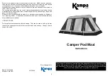 Kampa Camper Pod Maxi Instructions предпросмотр