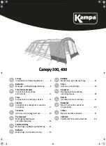 Kampa Canopy 300 Installation And Operating Manual preview
