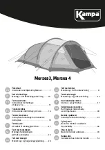 Kampa Mersea 3 Installation And Operating Manual preview