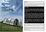 Kampa Rally Pro Series Instructions & Care Manual preview