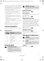 Предварительный просмотр 9 страницы Kampa Stream Operating Manual