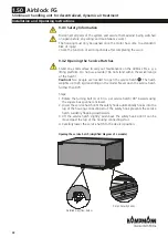 Предварительный просмотр 28 страницы Kampmann Airblock FG 06 Installation And Operating Instructions Manual