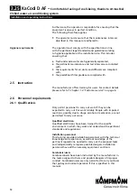 Preview for 10 page of Kampmann KaCool D AF Installation And Operating Instructions Manual