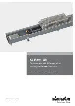 Kampmann Katherm QK Assembly And Installation Instructions Manual preview