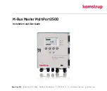 Kamstrup M-Bus Master MultiPort 250D Installation And User Manual preview