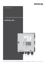 Предварительный просмотр 3 страницы Kamstrup MULTICAL 801 Installation And User Manual