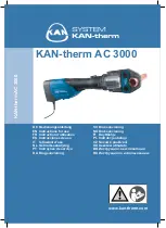 Preview for 1 page of KAN-therm AC 3000 Instructions For Use Manual