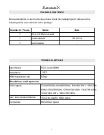 Preview for 3 page of Kanaan KN39752 User Manual