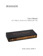 Предварительный просмотр 1 страницы Kanaan KN40573 User Manual