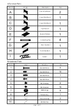 Предварительный просмотр 3 страницы K&B Furniture B4006 User Manual