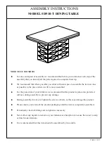 K&B Furniture D510-T Assembly Instructions preview