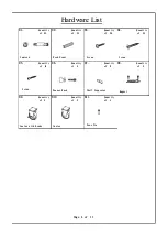 Preview for 4 page of K&B Furniture WR1364 Assembly Instructions Manual